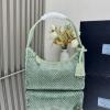 PD1NE515ZGL-GH　プラダ PRADA 2024年最新入荷 クレオ ホーボーバッグ ショルダーバッグ レディースかばん トライアングルロゴ付 レザー 