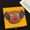M02273K-057　ルイヴィトン LOUISVUITTON 2024年最新入荷 バッグチャーム LV ドッグ キーケース キーホルダー キーリング
