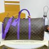 M46775-057　ルイヴィトン LOUISVUITTON 2024年最新入荷 キーポル バンドリエール 50 トートバッグ トラベルバッグ ボストンバッグ モノグラム マカサー キャンバス