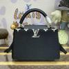 M11349-057　ルイヴィトン LOUISVUITTON 2024年最新入荷 カプシーヌ MM ハンドバッグ ショルダーバッグ トリヨンレザー