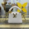 M02132-057　ルイヴィトン LOUISVUITTON 2024年最新入荷 バッグチャーム マイクロ カプシーヌ チェーン 短財布  