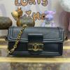 M23603-057　ルイヴィトン LOUISVUITTON 2024年最新入荷 新作 ドーフィーヌ イースト ウェスト ショルダーバッグ チエーンポーチ レディース エピレザー 
