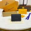 M64595-057　ルイヴィトン LOUISVUITTON 2019年最新入荷 アンヴェロップ カルト ドゥ ヴィジット NM 名刺入れ カードケース タイガレザー 黒