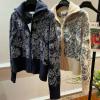 WTCD24012-XG　クリスチャンディオール CHRISTIAN DIOR 2024年秋冬最新入荷 アルプス モックネック カーディガン ロングスリーブ ニットセーター ジップクロージャー