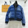 WTLV24012-XG　ルイヴィトンLOUISVUITTON 2024年秋冬最新入荷 新作 LV SKI デニムプリントクロップパファジャケット ショートダウン レディース コート