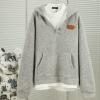 WYLV24008-XG　ルイヴィトン LOUISVUITTON 2024年秋冬最新入荷 新作 フェイクレイヤード ニットパーカ フード付き ロングスリーブ セーター ウール 