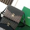 GY8063BK-BX　ゴヤール GOYARD 2024年新色入荷 シープルポーチウォレット ショルダーバッグ レディース ゴヤールディンキャンバス  シュヴロッシュカーフスキン