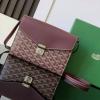 GY8063JH-BX　ゴヤール GOYARD 2024年新色入荷 シープルポーチウォレット ショルダーバッグ レディース ゴヤールディンキャンバス  シュヴロッシュカーフスキン