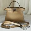 FD8BN335LXS-168　フェンディ FENDI 2024年最新入荷 ピーカブー ISeeU プチ トートバッグ トップハンドルバッグ ハンドバッグ 2way ショルダーバッグ レディース