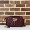 GG447632WJH-057　グッチ GUCCI 2024年最新入荷 GGマーモント ショルダーバッグ チェーンポーチ レディース