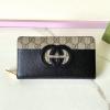 GG701423PKX-057　グッチ GUCCI 2024年最新入荷 GG スプリーム ジップウォレット ファスナー長財布 カード入れ キャンパス