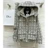 WTCD24014-XG　クリスチャンディオール CHRISTIAN DIOR  2024年秋冬最新入荷 ミスディオール ベルト付き ショートコート フーデッド ジャケット レディース