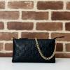 GG779791PBK-057　グッチ GUCCI 2024年最新入荷 GG スプリーム チェーンポーチ ショルダーバッグ レディース レザー