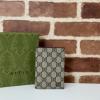 GG795229BJH-057　グッチ GUCCI 2024年最新入荷 GG ディテール付き GG パスポートケース カードケース キャンパス