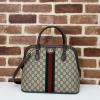 GG795258BKF-057　グッチ GUCCI 2024年最新入荷 オフィディア トップハンドルバッグ ハンドバッグ 2way ショルダーバッグ スプリーム キャンパス