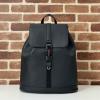 GG816750PBK-057　グッチ GUCCI 2024年最新入荷 ウェブ ストライプ付き ラージ バックパック メンズ リュックサック レザー