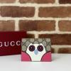 GG818767BMY-057　グッチ GUCCI 2024年最新入荷 オウル ふくろう ディテール付き GG ミニウォレット 名刺入れ カードケース キャンパス