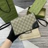 GG820688BXK-057　グッチ GUCCI 2024年最新入荷 GGエンブレム スーパーミニ ショルダーバッグ レディース  ソフトGGキャンバス