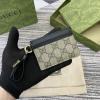 GG819121BXK-057　グッチ GUCCI 2024年最新入荷 GGエンブレム カードケース 名刺入れ キャンパス