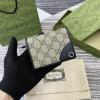 GG820692BXK-057　グッチ GUCCI 2024年最新入荷 GGエンブレム ミニ ウォレット カードケース 名刺入れ 小銭入れ