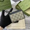 GG821804BXK-057　グッチ GUCCI 2024年最新入荷 GGエンブレム ジップ カードケース 名刺入れ 小銭入れ