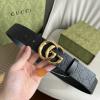 GG409417SGK-057　グッチ GUCCI 2024年最新入荷 ダブル G バックル ベルト 幅4cm