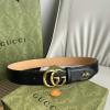 GG523307LGK-057　グッチ GUCCI 2024年最新入荷 ダブル G バックル ベルト 幅4cm