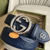 GG474311PGL-057　グッチ GUCCI 2024年最新入荷 ダブル G バックル ベルト 幅4cm