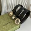 GG573156YG-057　グッチ GUCCI 2024年最新入荷 ダブル G バックル ベルト 幅3.5cm