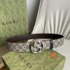 GG774153PXK-057　グッチ GUCCI 2024年最新入荷 インターロッキングG バックル  ベルト 幅4cm