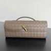 BOV741511PKF-aj　ボッテガヴェネタ BOTTEGAVENETA 2024年最新入荷 ハンドル付き ロング クラッチバッグ イブニングバッグ ウィメンズノットクロージャー 