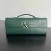 BOV741511EMG-aj　ボッテガヴェネタ BOTTEGAVENETA 2024年最新入荷 ハンドル付き ロング クラッチバッグ イブニングバッグ ウィメンズノットクロージャー 