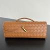 BOV741511PJT-aj　ボッテガヴェネタ BOTTEGAVENETA 2024年最新入荷 ハンドル付き ロング クラッチバッグ イブニングバッグ ウィメンズノットクロージャー 