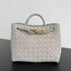 BOV743568RQH-aj　ボッテガヴェネタ BOTTEGAVENETA 2024年最新入荷 スモール アンディアーモ トップハンドルバッグ トートバッグ ハンドバッグ