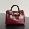 BOV777614EJH-aj　ボッテガヴェネタ BOTTEGAVENETA 2024年最新入荷 ミニ アンディアーモ トップハンドルバッグ トートバッグ ハンドバッグ