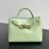 BOV777614EQG-aj　ボッテガヴェネタ BOTTEGAVENETA 2024年最新入荷 ミニ アンディアーモ トップハンドルバッグ トートバッグ ハンドバッグ