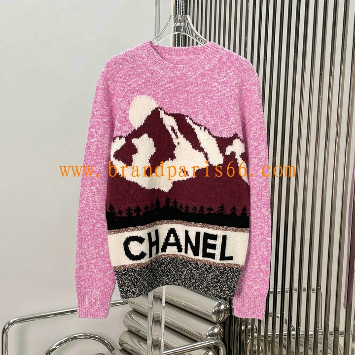 MYCH24008-XG　シャネル CHANEL 2024年秋冬最新入荷 クルーネック ニットセーター ロングスリーブ セーター カシミヤ トップス ウール