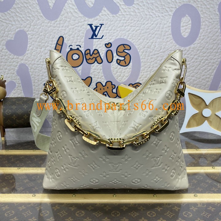 M12071-057　ルイヴィトン LOUISVUITTON 2024年最新入荷 Coussin Hobo MM トートバッグ ハンドバッグ 2way ショルダーバッグ レディース レザー