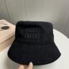 MZMM24009-AN　ミュウミュウ MIUMIU 2025年春夏最新入荷 バケットハット キャンパス エスバドリーハット 帽子 