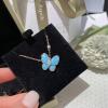XLVA24004BL-CZZ　ヴァン クリーフ アーペル Van Cleef Arpels 2024年最新入荷 ドゥ パピヨン ペンダント ロング ネックレス アクセサリー ジュエリー 