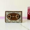 GG726846BKF-057　グッチ GUCCI 2024年最新入荷 ホースビット 1955 カードケース ウォレット 小銭入れ