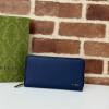 GG771154PSL-057　グッチ GUCCI 2024年最新入荷 ファスナー長財布 ジップウォレット ロングウォレット