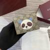 GG818767BXX-057　グッチ GUCCI 2024年最新入荷 パンダ ディテール付き GG ミニウォレット 名刺れ カードケース 小銭入れ