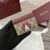 GG818769BXM-057　グッチ GUCCI 2024年最新入荷 キャット ディテール GG キーケース 小銭入れ コインケース ジップウォレット 