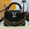 M12345-057　ルイヴィトン LOUISVUITTON 2024年最新入荷 カプシーヌ BB ハンドバッグ ショルダーバッグ トリヨンレザー 
