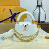 M12279M-057　ルイヴィトン LOUISVUITTON 2024年最新入荷 カプシーヌ mini ハンドバッグ ショルダーバッグ トリヨンレザー 