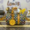 N00148-057　ルイヴィトン LOUISVUITTON 2024年最新入荷 キーポル バンドリエール 25 ショルダーバッグ ボストンバッグ LV バーズ ダミエ エベヌ キャンバス
