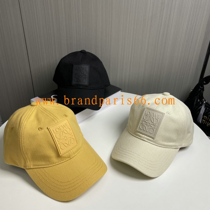 MZLE24005-AN　ロエベ LOEWE 2025年春夏最新入荷 帽子 ベースボールキャップ 男女兼用 季節追わず 