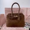 MM5BG291RSK-99　ミュウミュウ MIUMIU 2024年最新入荷 アバンチュール トップハンドルバッグ トートバッグ ハンドバッグ 2way ショルダーバッグ レディース