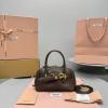 MM5583NM-99　ミュウミュウ MIUMIU 2024年最新入荷 アバンチュール トップハンドルバッグ トートバッグ ハンドバッグ 2way ショルダーバッグ レディース 